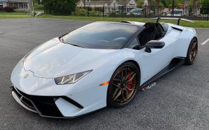 Lamborghini Huracan Performante Spyder on Velos Wheels (VXS06) 2019 года